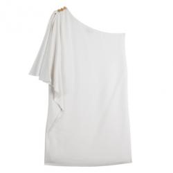 مملوكة مسبقًا Fendi White Off Shoulder Dress M