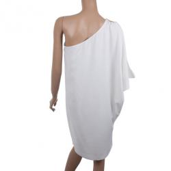 مملوكة مسبقًا Fendi White Off Shoulder Dress M