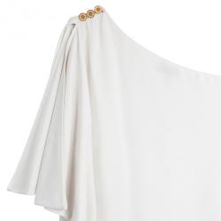 مملوكة مسبقًا Fendi White Off Shoulder Dress M
