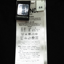 Pre Owned Fendi Black Knit Logo Band Trim Track Jacket M