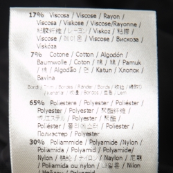 Pre Owned Fendi Black/Gold FF Logo Velvet Bomber Jacket S