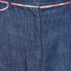 مملوكة مسبقًا Fendi Jeans Vintage Blue Denim Skirt & Jacket Set M