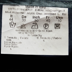 مملوكة مسبقًا Fendi Jeans Vintage Blue Denim Skirt & Jacket Set M