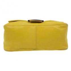 Pre Owned Fendi Yellow Mama Forever Shoulder Bag