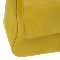 Pre Owned Fendi Yellow Mama Forever Shoulder Bag