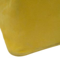 Pre Owned Fendi Yellow Mama Forever Shoulder Bag