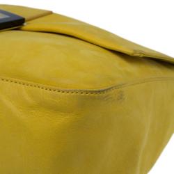 Pre Owned Fendi Yellow Mama Forever Shoulder Bag