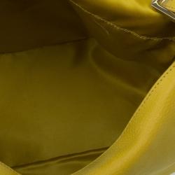 Pre Owned Fendi Yellow Mama Forever Shoulder Bag
