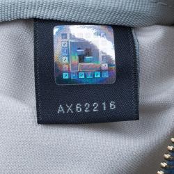 Pre Owned Fendi Blue Forever Zucca Boston Bag