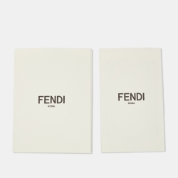 Fendi Purple Fox Fur and Leather Small First Clutch