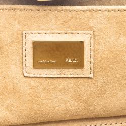 Pre Owned Fendi Red/Orange Patent Leather Giano Box Clutch