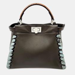 Pre Owned Fendi Peekaboo Mini Bag