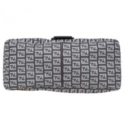 Fendi Metallic Zucchino Baguette Shoulder Bag