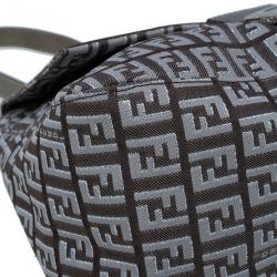 Fendi Metallic Zucchino Baguette Shoulder Bag