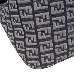 Fendi Metallic Zucchino Baguette Shoulder Bag