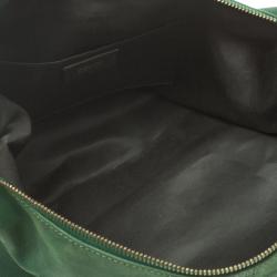 Pre Owned Fendi Green Iridescent Leather Forever Crossbody Bag