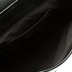 Pre Owned Fendi Black Leather B Bag