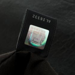 Pre Owned Fendi Black Leather B Bag