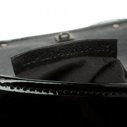 Pre Owned Fendi Black Leather B Bag