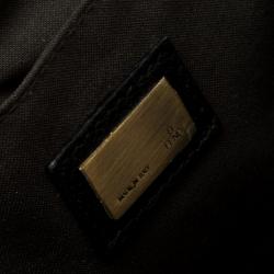 Pre Owned Fendi Black Leather B Bag