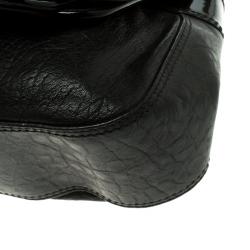 Pre Owned Fendi Black Leather B Bag