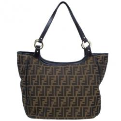 Pre Owned Fendi Zucca Chef Shopper Tote