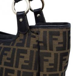 Pre Owned Fendi Zucca Chef Shopper Tote