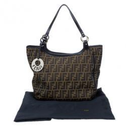 Pre Owned Fendi Zucca Chef Shopper Tote