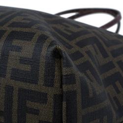 مملوكة مسبقًا Fendi Brown Zucca Canvas Roll Tote