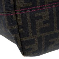 مملوكة مسبقًا Fendi Brown Zucca Canvas Roll Tote