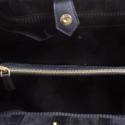 Pre Owned Fendi Black Saffiano Leather 2Jours Tote