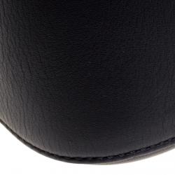 Pre Owned Fendi Navy Blue Leather Mama Shoulder Bag