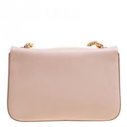Fendi Blush Pink Leather Be Baguette Shoulder bag