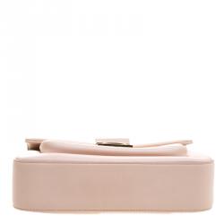 Fendi Blush Pink Leather Be Baguette Shoulder bag