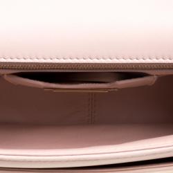 Fendi Blush Pink Leather Be Baguette Shoulder bag