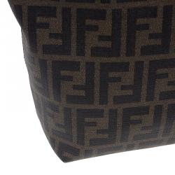 Pre Owned حقيبة فندي سبالماتي رول شوبر كانفاس زوكا بني