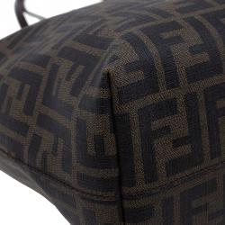 Pre Owned حقيبة فندي سبالماتي رول شوبر كانفاس زوكا بني