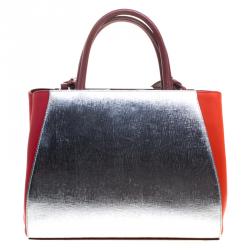 Pre Owned Fendi Multicolor Leather Small 2Jours Tote