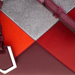 Pre Owned Fendi Multicolor Leather Small 2Jours Tote