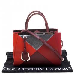 Pre Owned Fendi Multicolor Leather Small 2Jours Tote