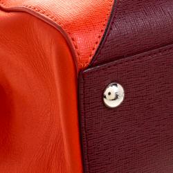 Pre Owned Fendi Multicolor Leather Small 2Jours Tote