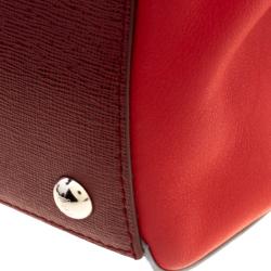 Pre Owned Fendi Multicolor Leather Small 2Jours Tote
