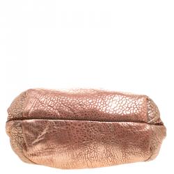 Pre Owned Fendi Bronze Leather Baby Spy Bag