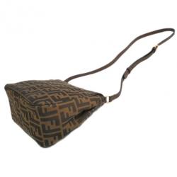 مملوكة مسبقًا Fendi Brown Zucca Canvas Crossbody Bag