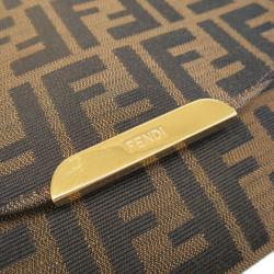 مملوكة مسبقًا Fendi Brown Zucca Canvas Crossbody Bag