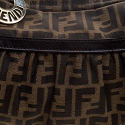 مملوكة مسبقًا Fendi Tobacco Zucca Canvas Shoulder Bag