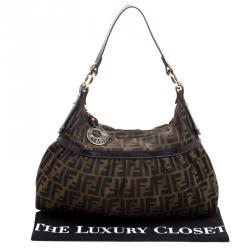 مملوكة مسبقًا Fendi Tobacco Zucca Canvas Shoulder Bag