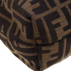 مملوكة مسبقًا Fendi Tobacco Zucca Canvas Shoulder Bag