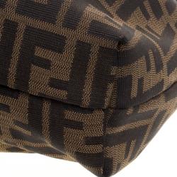 مملوكة مسبقًا Fendi Tobacco Zucca Canvas Shoulder Bag