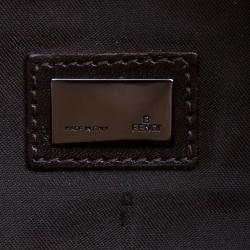 Pre Owned Fendi Tobacco Zucca Canvas Mama Baguette Bag